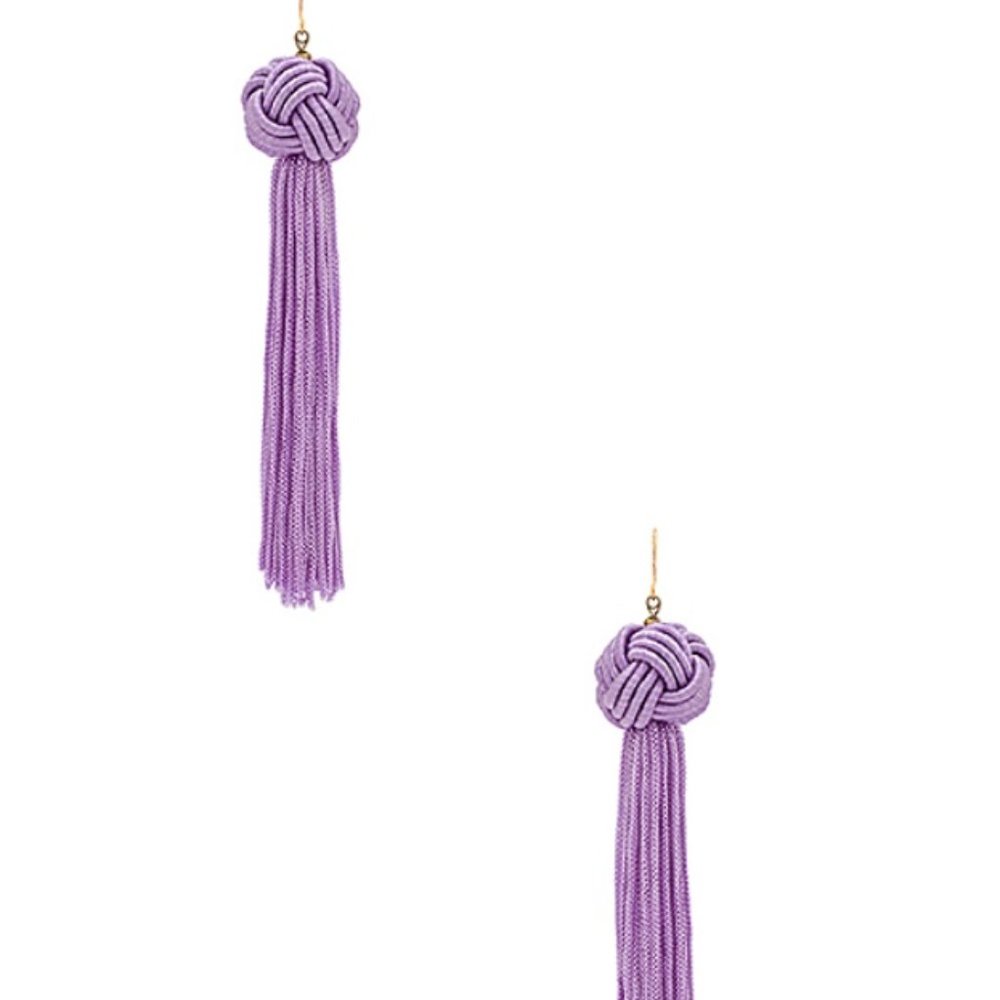 Astrid Knotted Tassel Earring by Vanessa Mooney